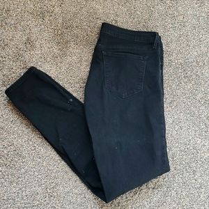 Low Rise Rockstar Black Jeans